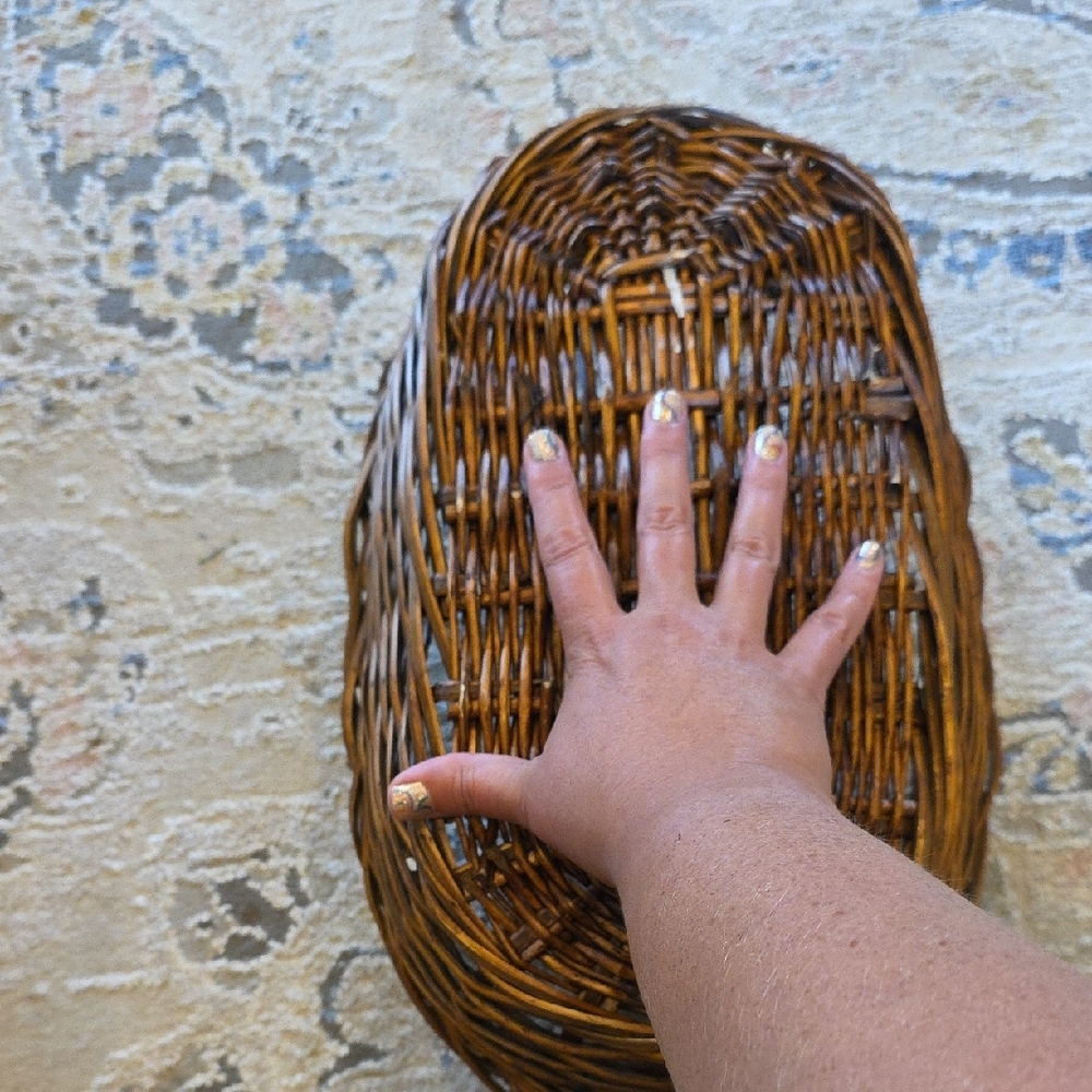 Woven Brown Basket - Picture 3 of 4